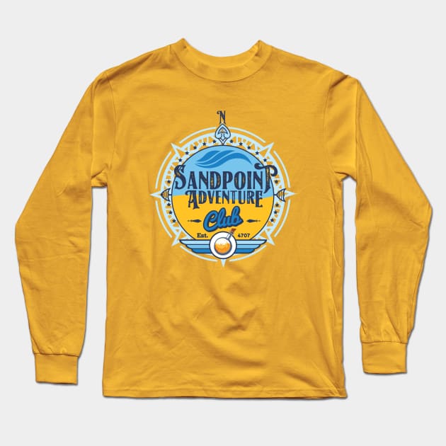 Sandpoint Adventure Club Long Sleeve T-Shirt by Limey Jade 